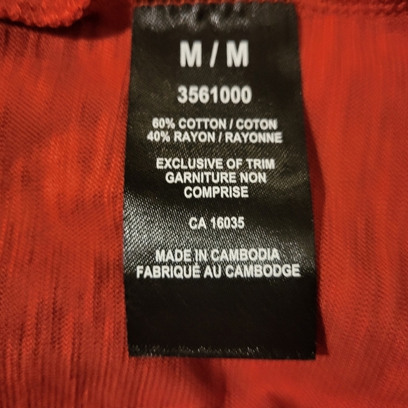 Women's Sleeveless Top - Orange - Picture 4 of 6